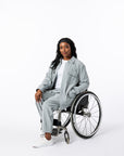 Denisha is 5'5" wearing a size M