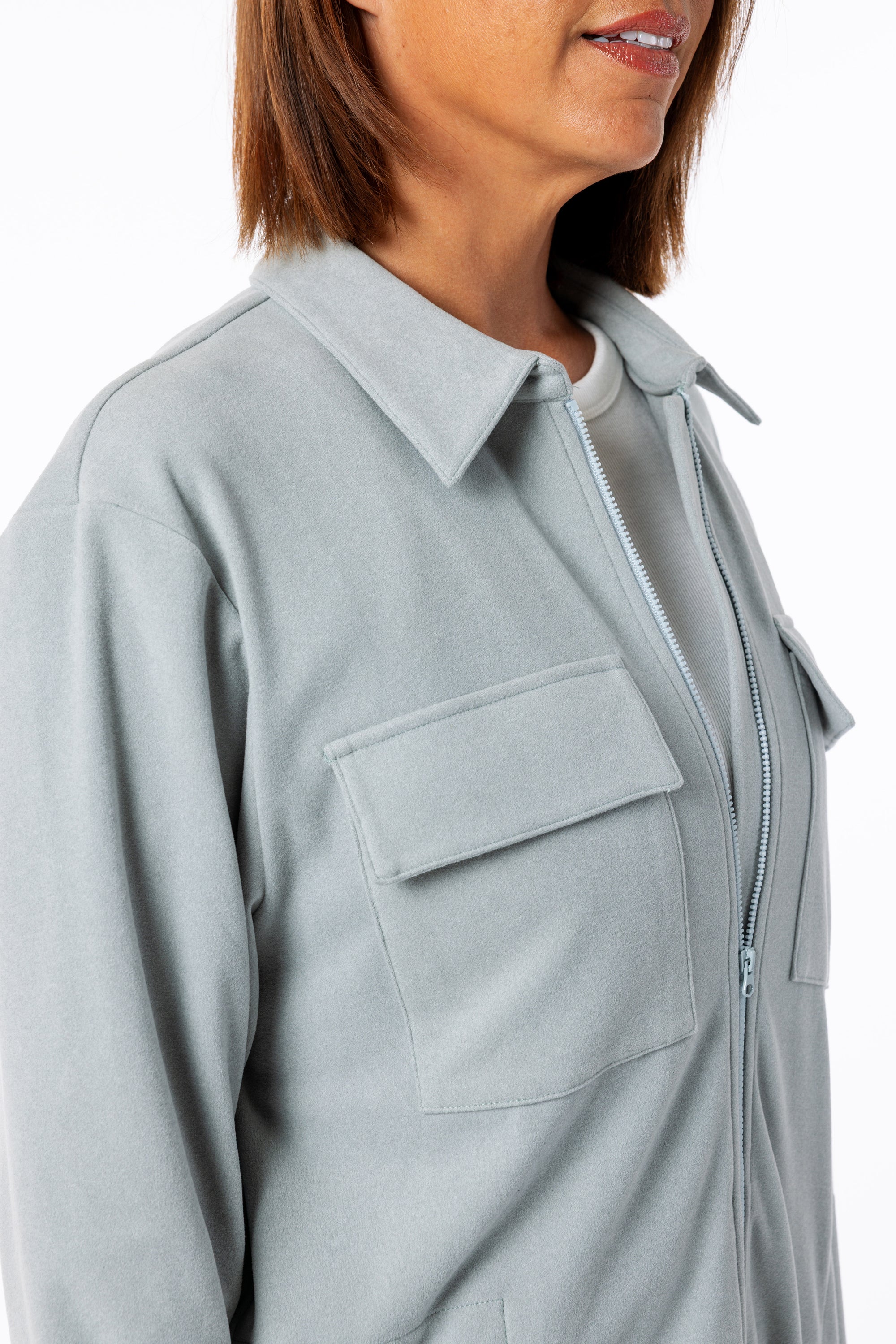 Closeup of chest pockets