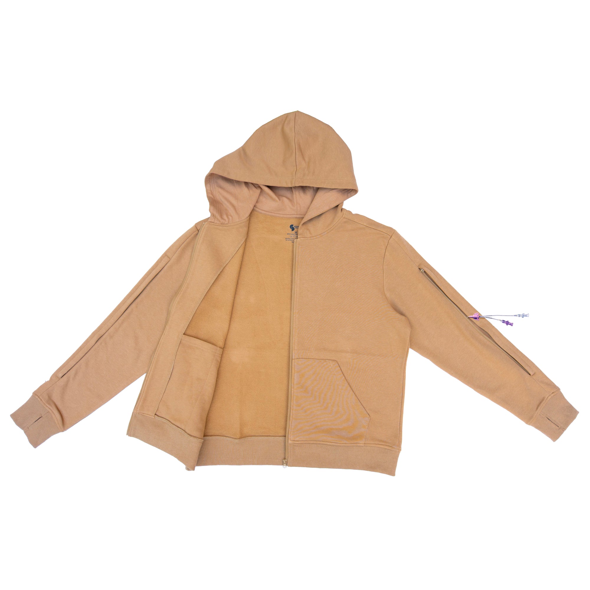 Full Zip Hoodie with PICC line