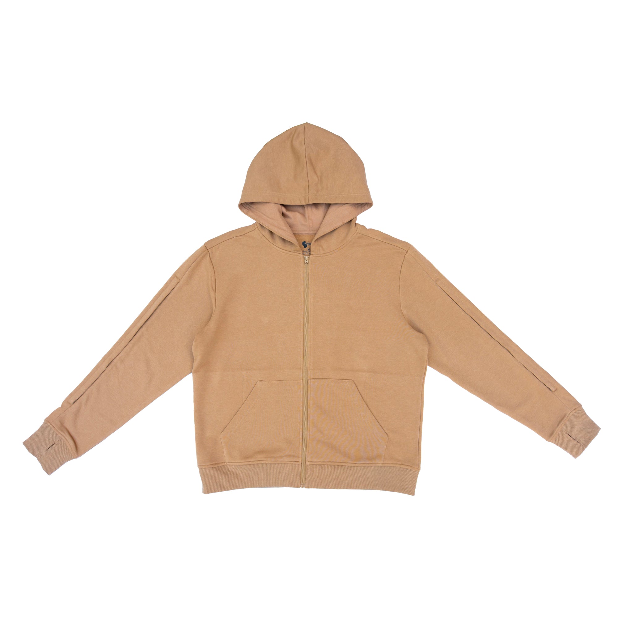 Flat of Khaki Full Zip Hoodie