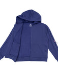 Flat of Full Zip Hoodie with PICC line on white background