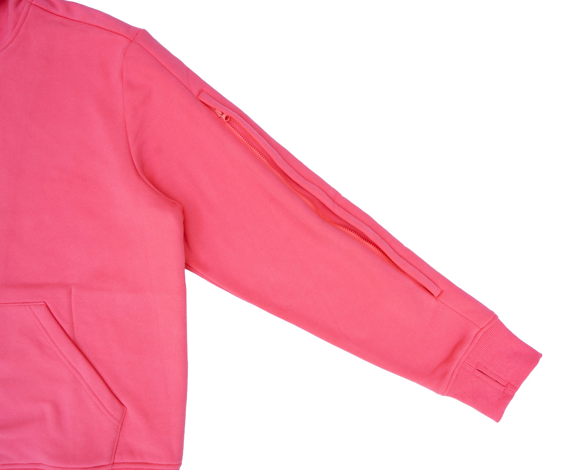 Closeup of Arm Zipper