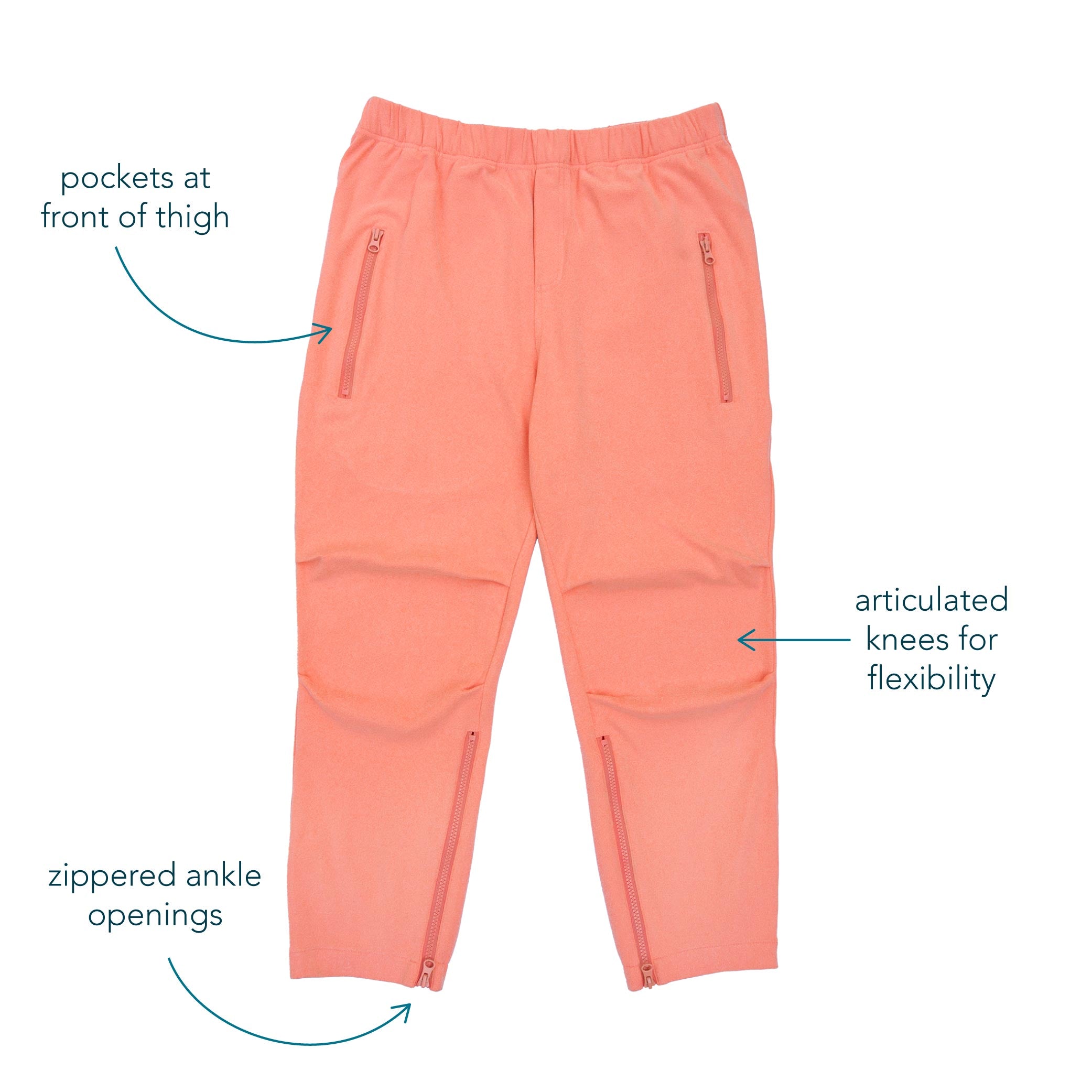 Sunset Felt Zip Access Pant – SpoonieThreads