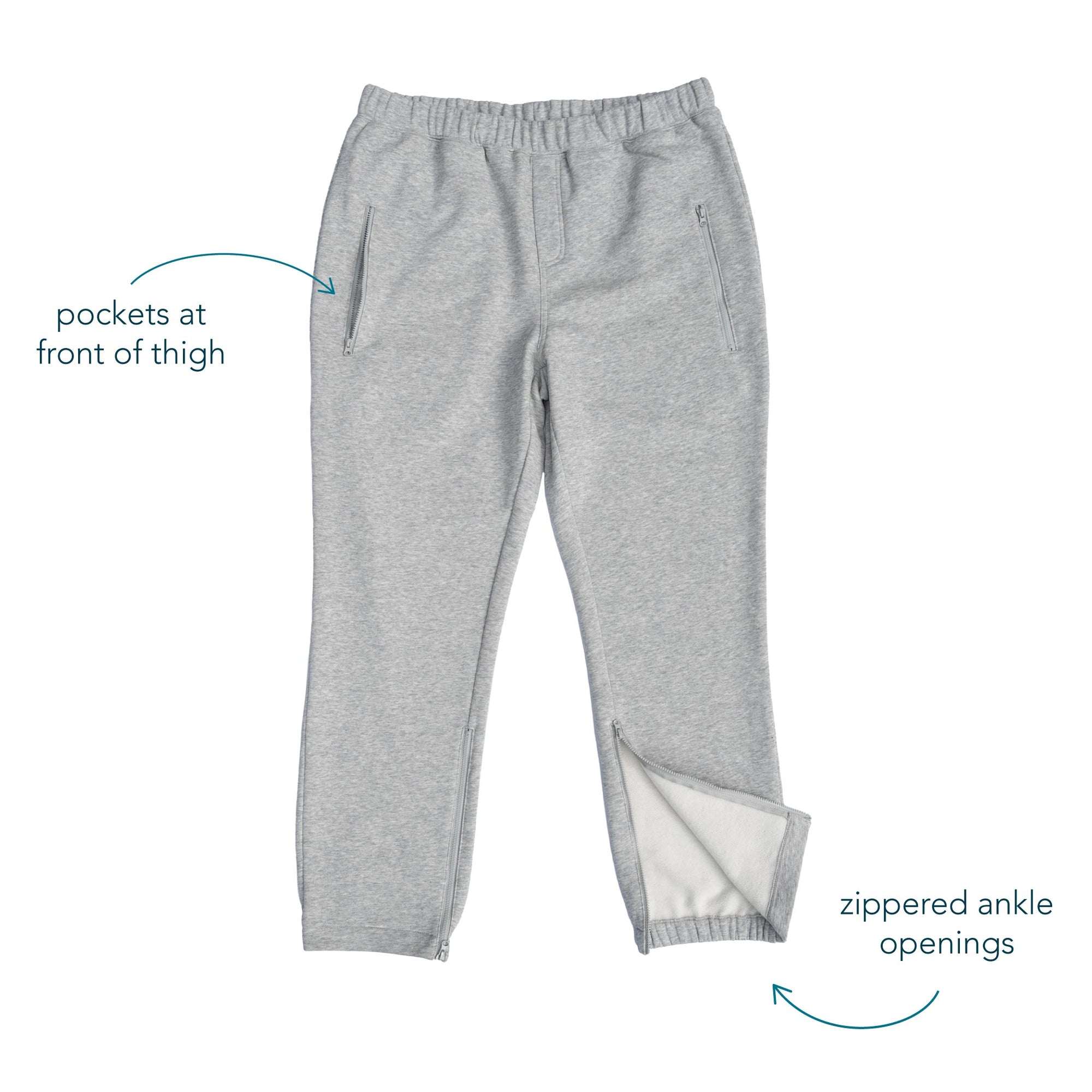 Crimson Adult Ankle Zip Access Pant