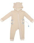 Hoody  Bear Preemie to 4T G-Tube Jumpsuit