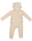 Hoody  Bear Preemie to 4T G-Tube Jumpsuit