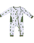 Forest Print Preemie to 4T G-Tube Side Access PJ