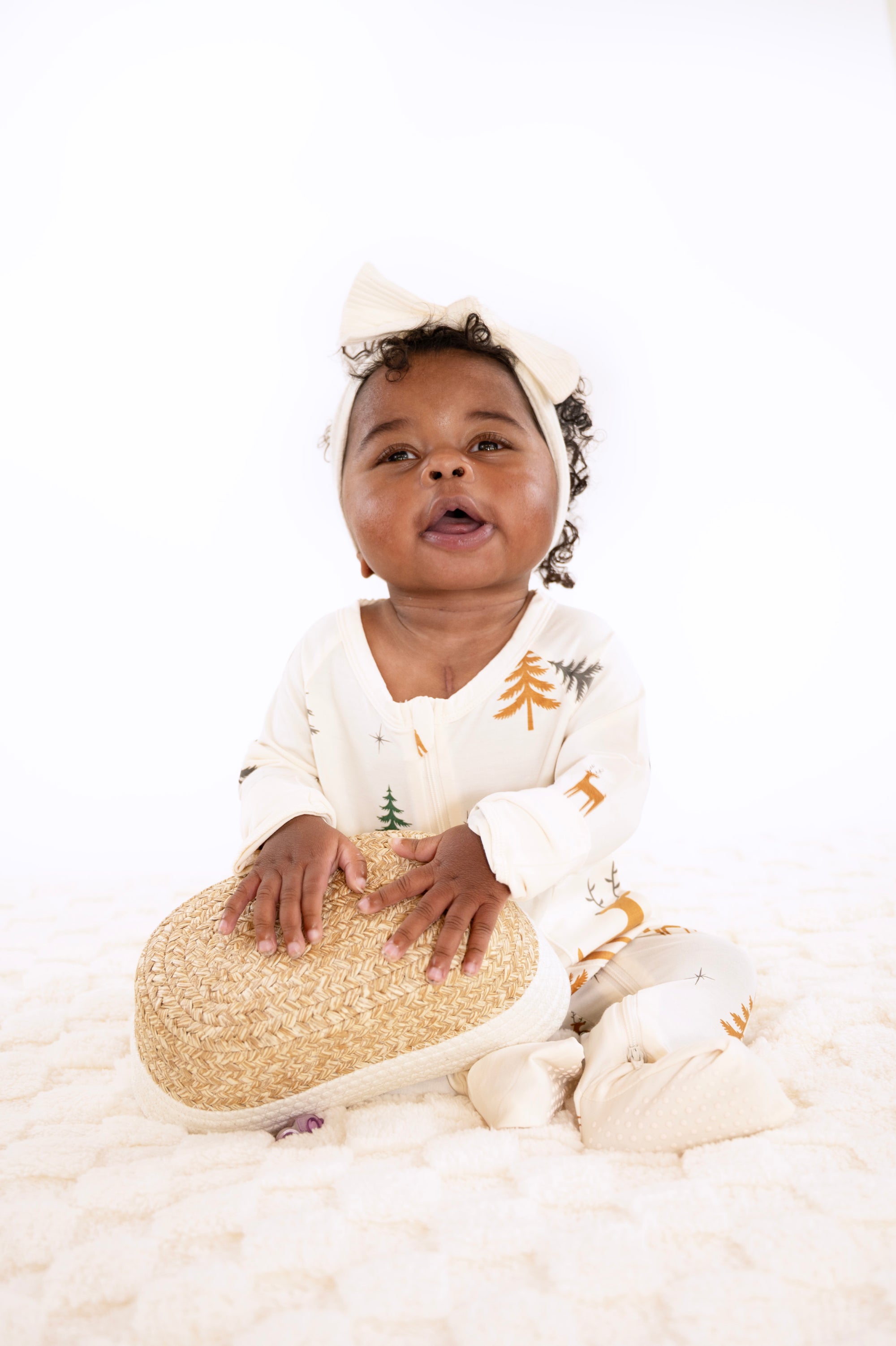 Closeup of foldover feet with grips