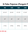 Penguin Friends G-Tube Pajamas