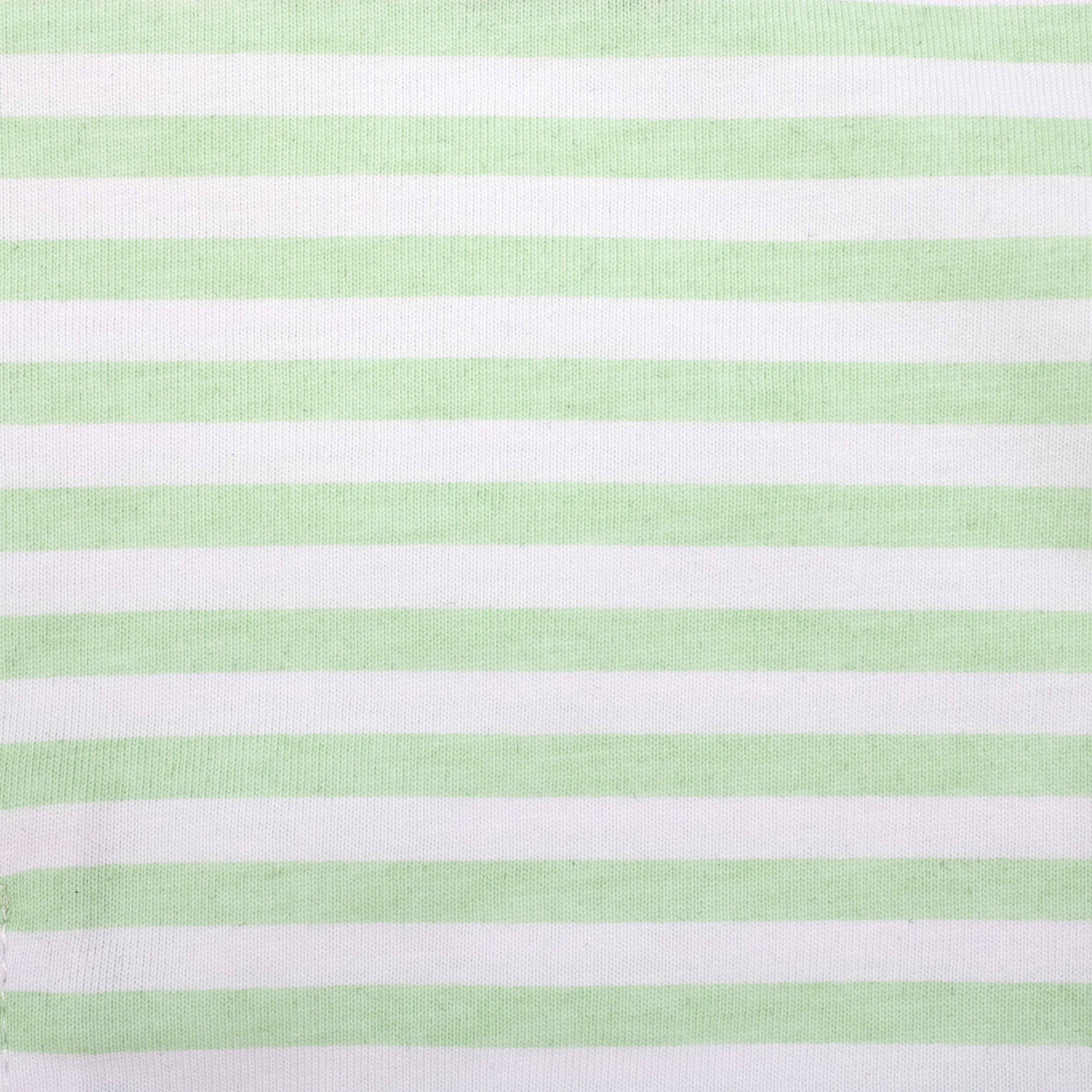 Mint stripe pattern up close