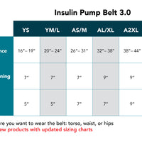 New! Heathered Insulin Pump Belt 3.0