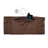 Open Brown Ultra Double Pocket Belt with insulin pump
