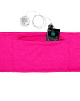 Open Pink Ultra Double Pocket Belt with insulin pump