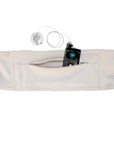 Beige Double Pocket Belt with insulin pump