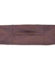 Brown Double Pocket Belt carries T1D Insulin Pump, Glucose Monitor, Smartphone, Accessories, Epipen, Medical Devices