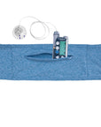 Mykonos Double Pocket Belt carries T1D Insulin Pump, Glucose Monitor, Smartphone, Accessories, Epipen, Medical Devices