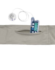 Toffee Double Pocket Belt carries T1D Insulin Pump, Glucose Monitor, Smartphone, Accessories, Epipen, Medical Devices