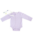 Lavender Long sleeve all access bodysuit