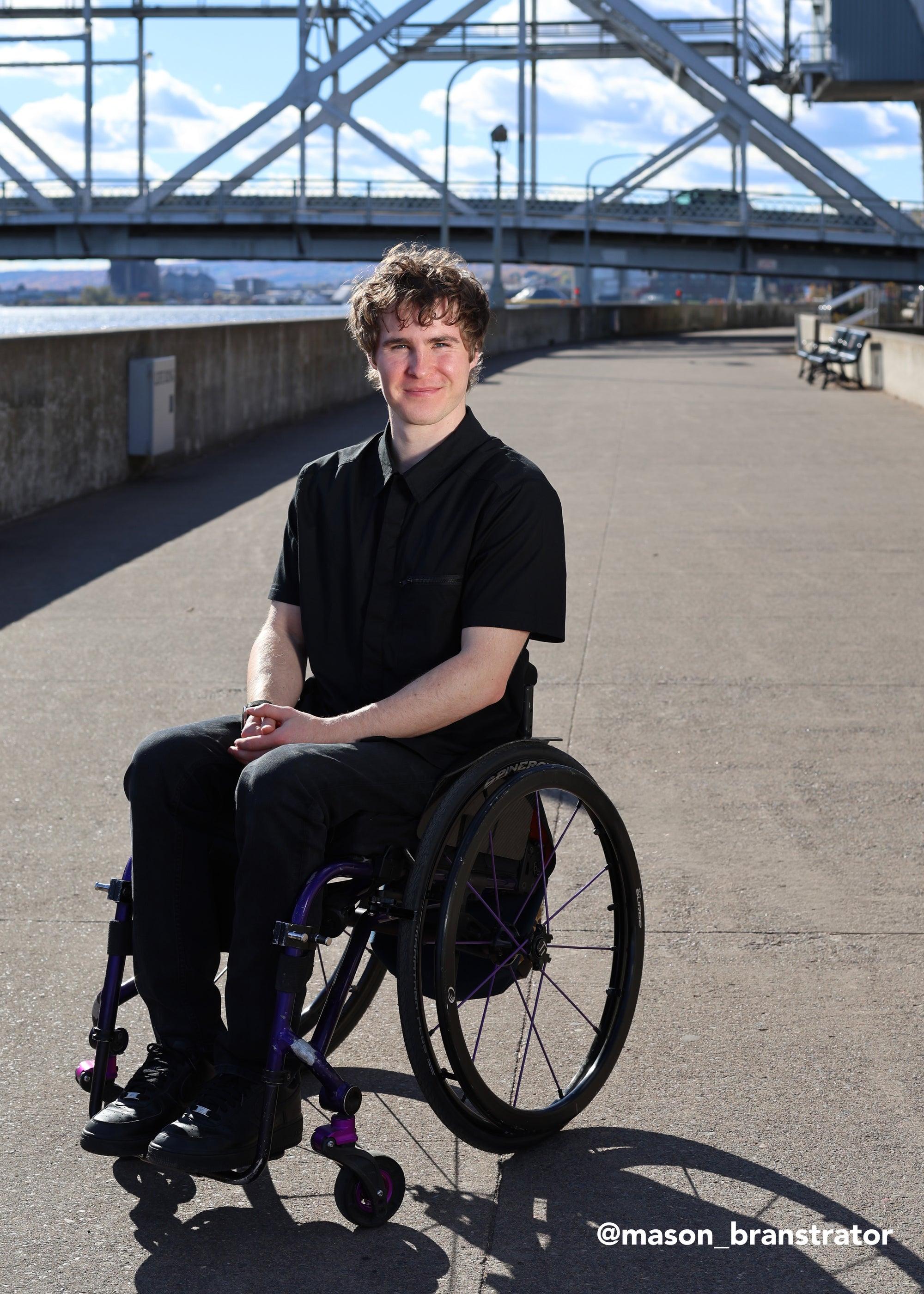 @mason_branstrator in black Magnetic Dress shirt