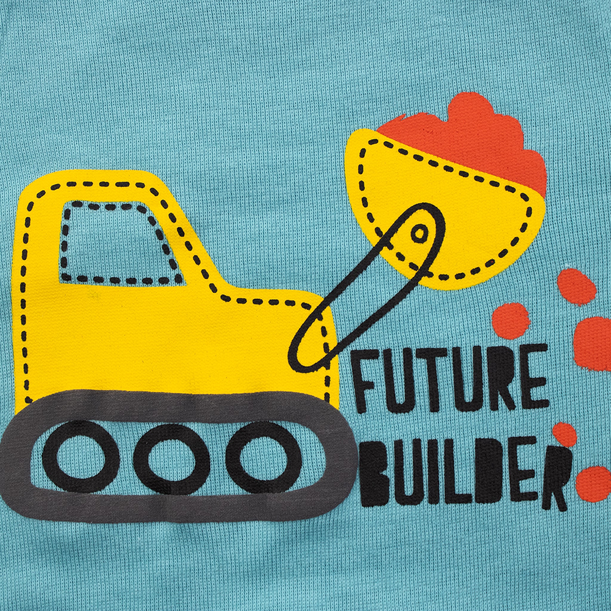 Future Builder G-Tube Short Sleeve Baby Onesie