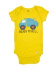 Ready to Roll G-Tube Short Sleeve Baby Onesie FINAL CLEARANCE