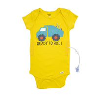 Ready to Roll G-Tube Short Sleeve Baby Onesie