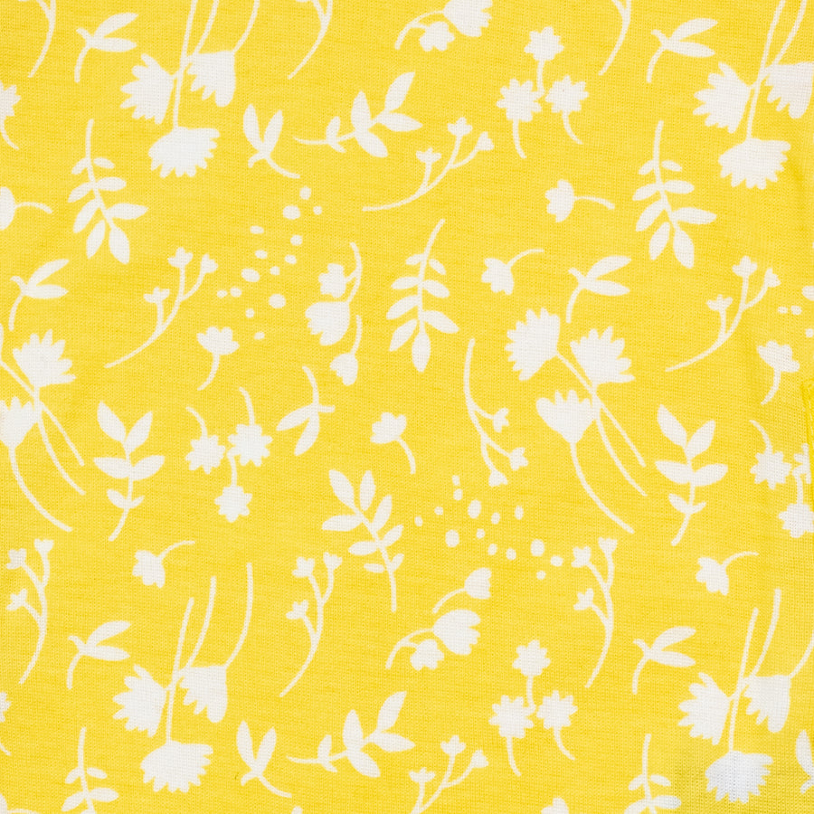 Yellow Garden Flutter Sleeve Onesie