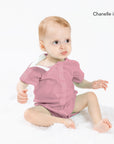 Dusty Pink Waffle Knit Preemie to 4T All-Access Bodysuit