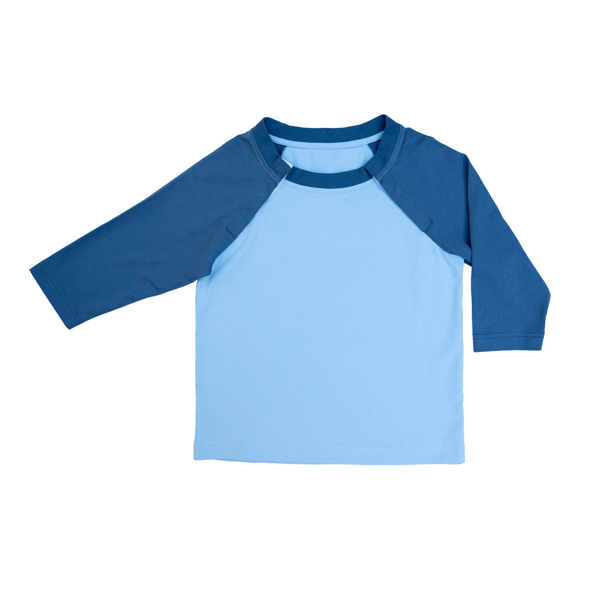 Flat of Blue CB Kids Raglan Access Tee
