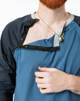 True Navy Colorblock Raglan Chemo Port Access Tee Shirt