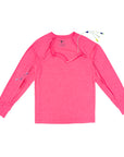 Flat of Sunset Adult Raglan and Sleeve Zip Access Long Sleeve tee with multiple medical devices