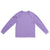 Flat image of Lilac adult raglan and sleeve zip access tee 