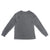 Flat of Gray Adult Raglan and Sleeve Zip Access Tee