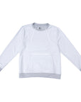 Flat image of Reverse Triple Zip Crewneck Sweatshirt