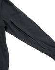 Detail shot of sleeve zippers