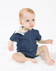 Dusty Blue Waffle Knit  Preemie to 4T All-Access Bodysuit