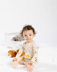 Safari Print Preemie to 4T G-Tube Side Access PJ