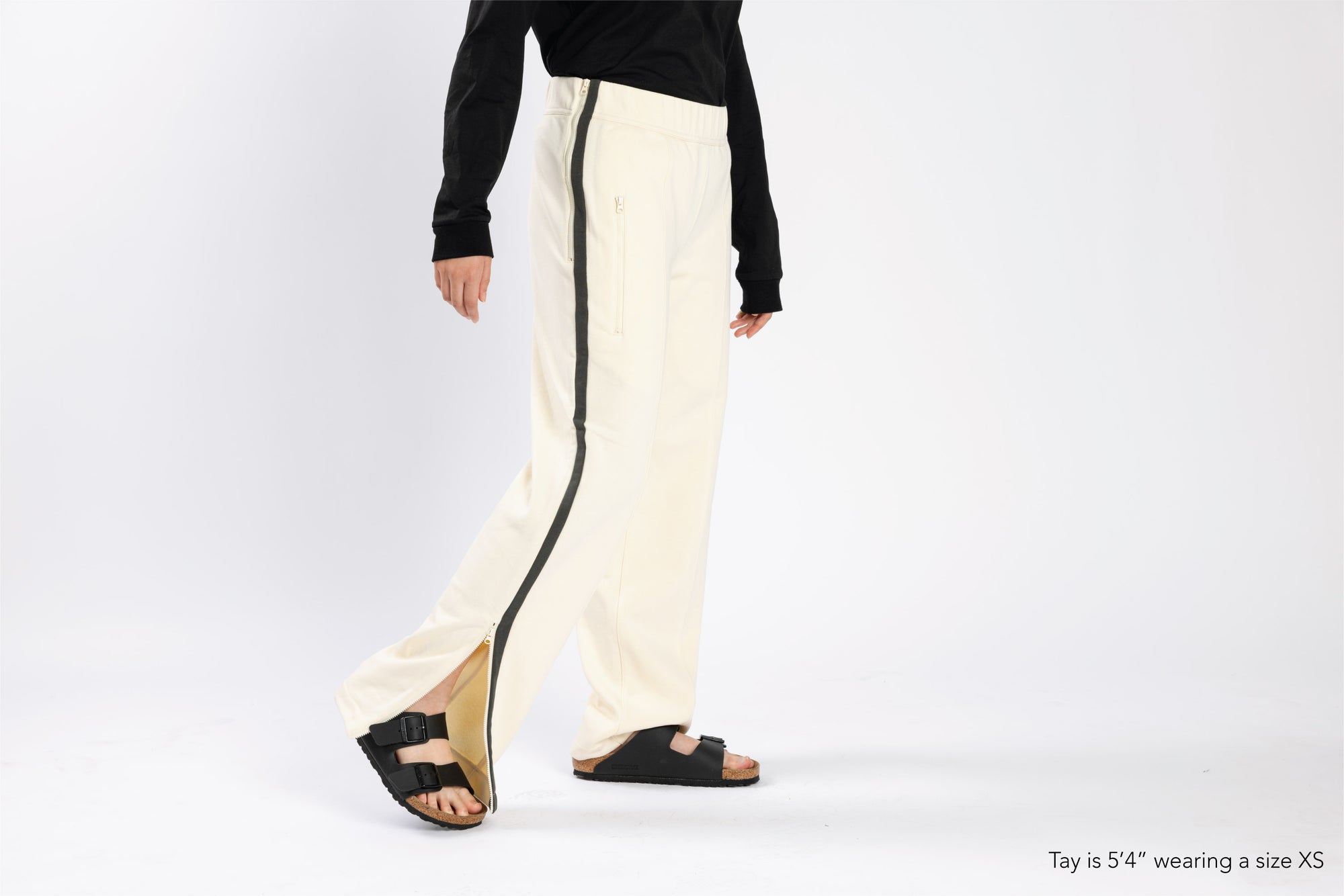 Vanilla Adult Zip Access Wide Leg Pant