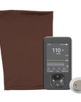 Brown sleeve with CGM