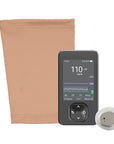 Tan sleeve with CGM