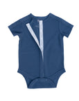 Dusty Blue Waffle Knit  Preemie to 4T All-Access Bodysuit