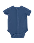 Dusty Blue Waffle Knit  Preemie to 4T All-Access Bodysuit