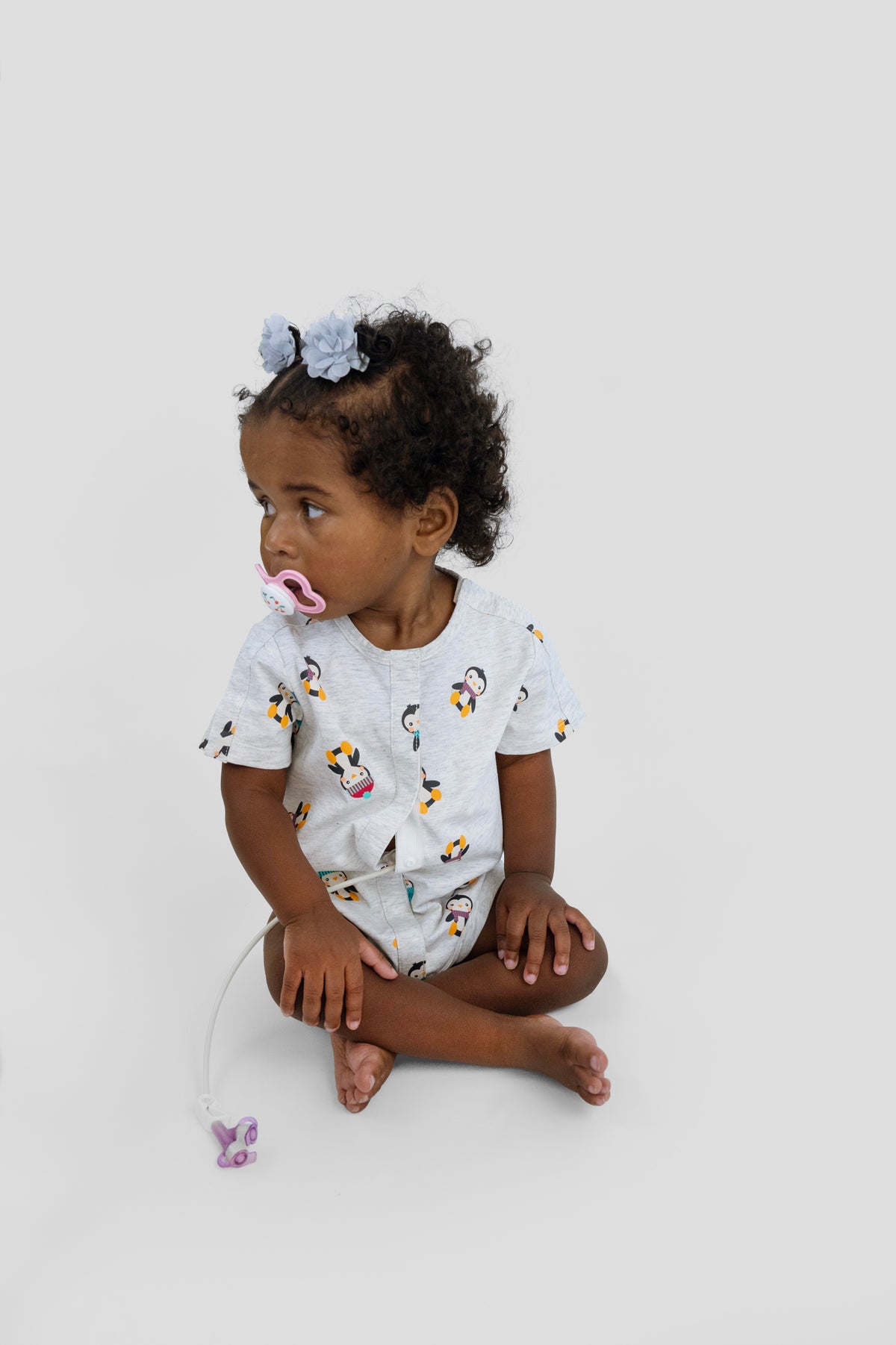Penguin Friends Snap Access Baby Bodysuit