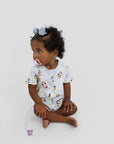 Penguin Friends Snap Access Baby Bodysuit