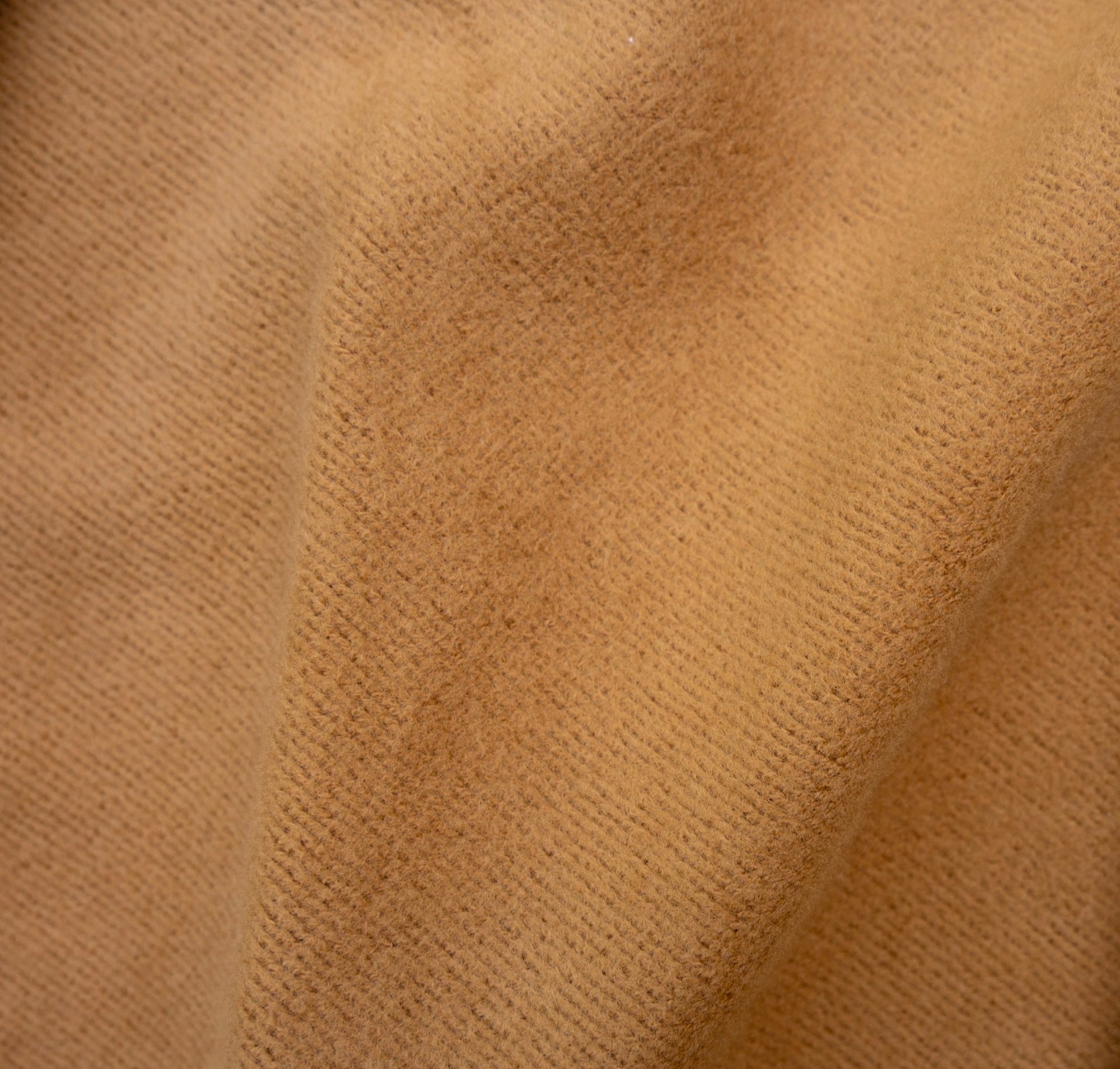 Closeup of inside of Khaki Sweatshirt Fabric