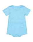 Blue Kids Tummy Access Bodysuit, G-Tube, Catheter, Ostomy