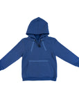 Flat of Zipper Access Hoodie in Navy