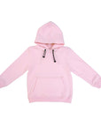 Flat of Kids Zipper Access Hoodie in Pale Pink