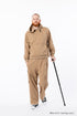 Male is 6'2" wearing a size L