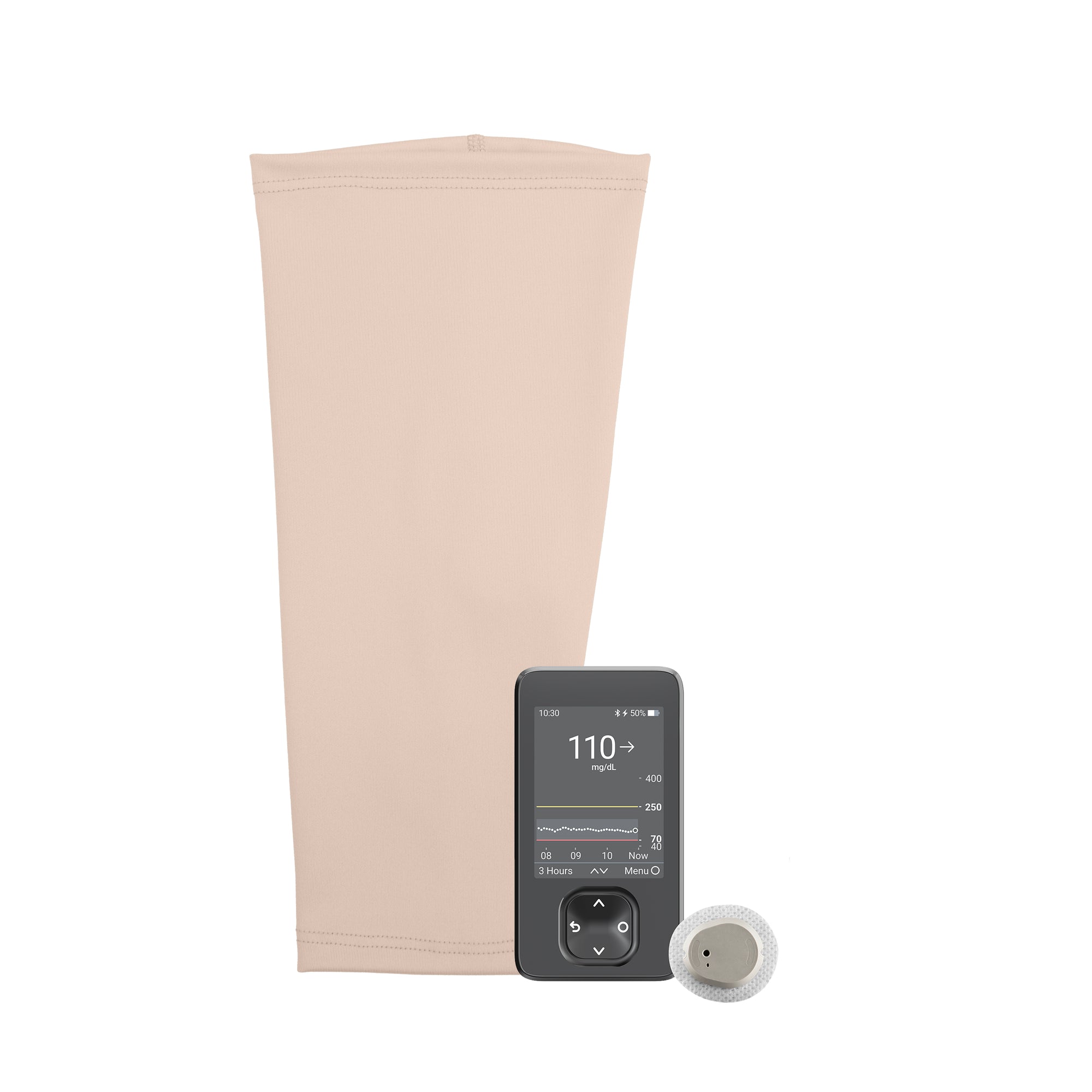 Beige Ultra Support Sleeve with CGM